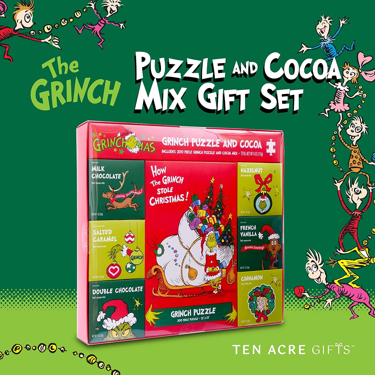 Grinch Puzzle & Cocoa Set